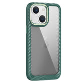 Funda de teléfono con panel trasero transparente de fibra de carbono, para iPhone 14, para iPhone 14 Pro, para iPhone 14 Pro Max, para iPhone 13 Pro Max, para iPhone 13 Pro, para iPhone 13